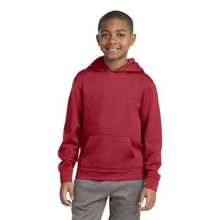 Sport-Tek ®  Youth Sport-Wick ®  Fleece Hooded Pullover. YST244